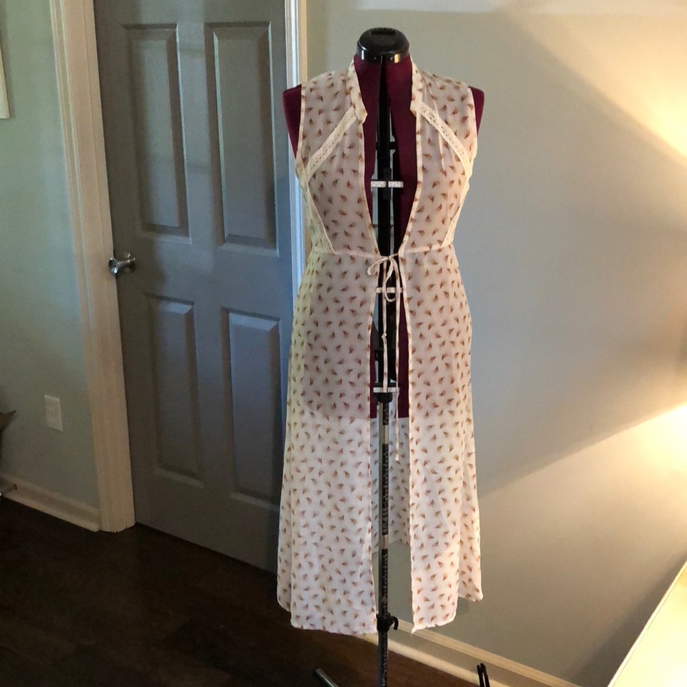 Sheer summer vest